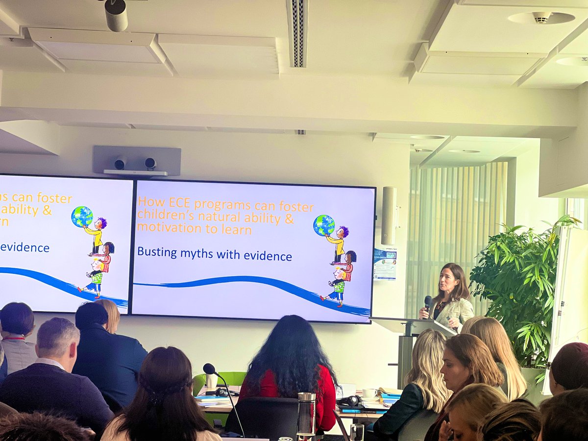 Thank you @m_bendini and Amanda Devercelli for the insightful exchange on 📖 “Quality Early Learning: Nurturing Children's Potential” during the @WorldBankECA #EarlyChildhoodEducation Policy Academy! 👇 wrld.bg/uttQ50J8rl2
