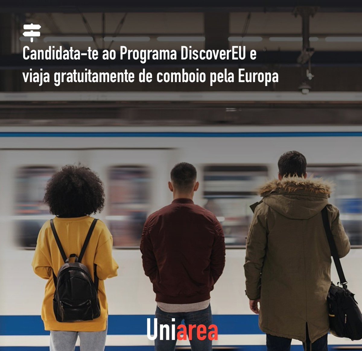 🗺️ Estão abertas até ao dia 30 de abril as candidaturas ao programa DiscoverEU, a iniciativa da Comissão Europeia (@CE_PTrep) , dirigida a todos os jovens de 18 anos, que te permite viajar gratuitamente pela Europa: uniarea.com/candidata-te-a…