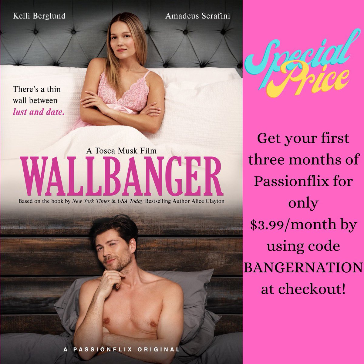 PLEASE RT! Only a couple more days to get a special discounted rate when you use promo code BANGERNATION to watch WALLBANGER!