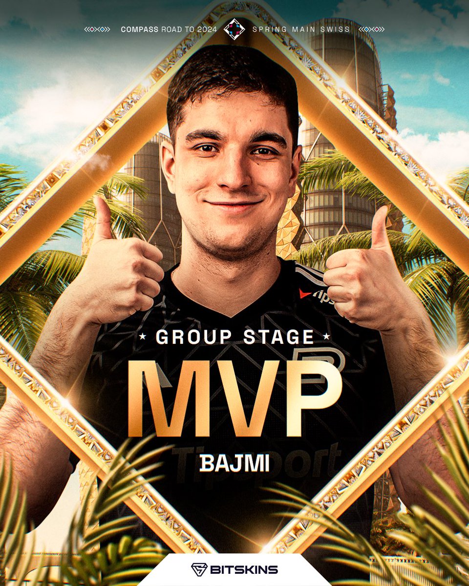 GROUP STAGE MVP 🎖️ Quick 3-0 with a 1.44 rating so far! Can @bajmiz9n keep the momentum going into the playoffs? #Compass2024 #CompassAbuDhabi