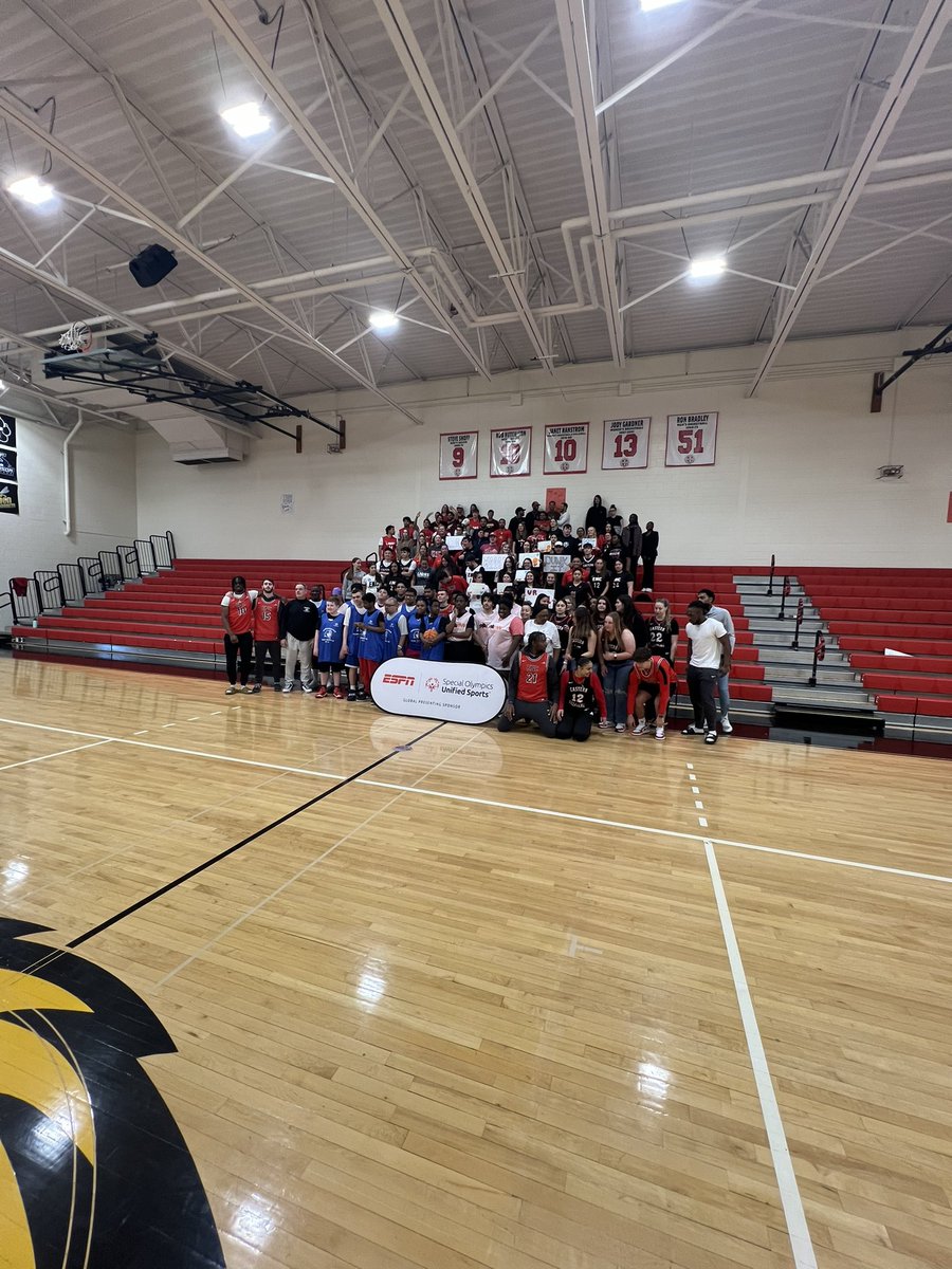 ENCMBB's tweet image. Special Olympics takes over ENC!