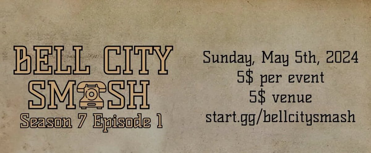 Brantford Smash & Guilty Gear is back!
This Sunday comes the Bell City Smash Season 7 Premiere!
Remember to Pre-Register! (Link in replies)