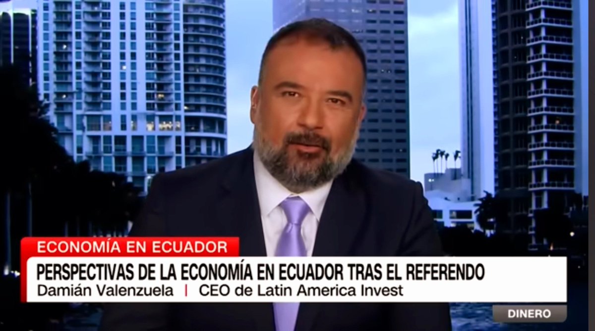 Análisis de la #Economía de #Ecuador en <a href="/CNNEE/">CNN en Español</a> en la Presidencia de <a href="/DanielNoboaOk/">Daniel Noboa Azin</a>