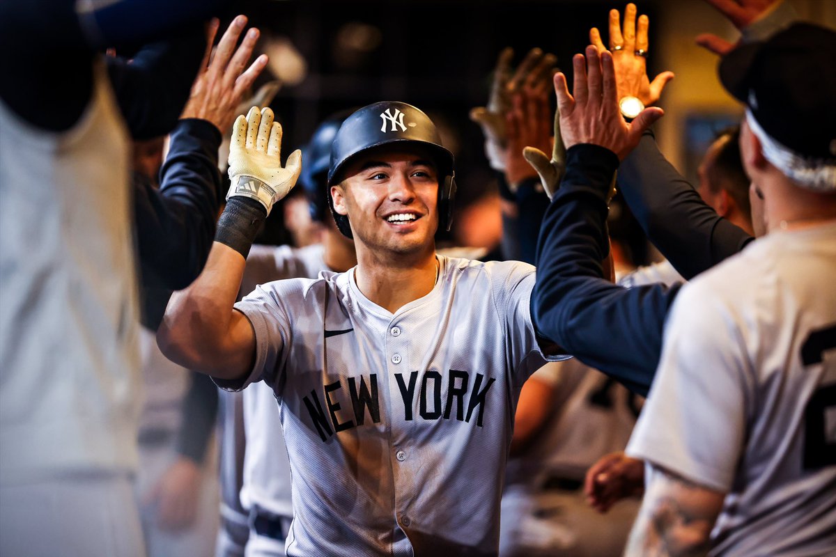 Yankees's tweet photo. A 23rd Birthday for the Books 🎉 https://t.co/3Sj4trntYf