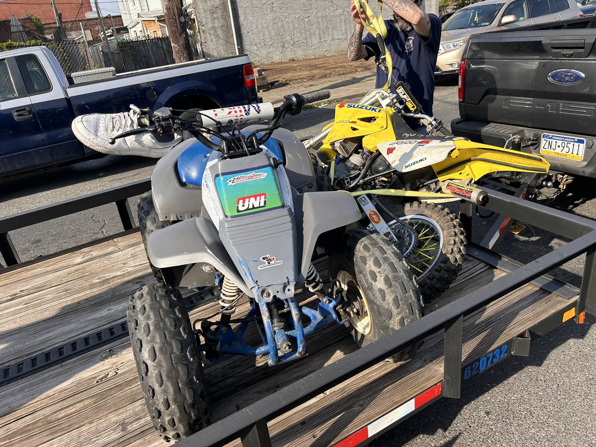 Don’t ruin Sunday Funday by driving these things around. ATVs, dirtbikes, & dune buggies are illegal in every corner of Philly (regardless of what the bike shop tells you). Illegal rides get confiscated & riders get fines. We’ve taken 8 and arrested 1 so far. #weseeyourollin