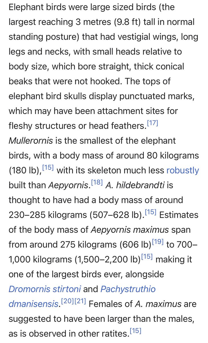 I need gene-editing bioscience to bring back the elephant bird during my lifetime more than anything