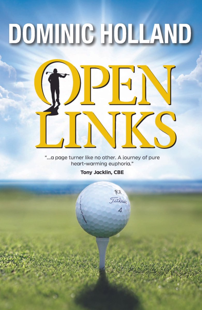 Countdown to the publishing of Open Links - 3 days to go!  Epic book!  Fantastic author - @DominicHolland For the benefit of an amazing charity - @anthonynolan What are you waiting for?! Get your Amazon pre-orders in now! #Golf #booklover #anthonynolan #Openlinks #GoodBooks
