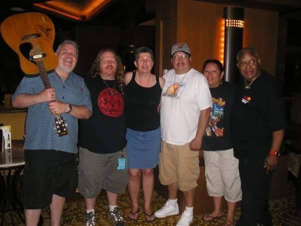 @AlPaul @allmanbrothers We got to hang with Jaimoe and Brian Farmer (RIP) at the hotel bar on night one when the ABB was doing a 2 nighter in Ont. 🇨🇦  Jaimoe was a gent and fun to be with. 💖 
Before leaving he was kind enough to sign my hubby's Yamaha FG-150 guitar (bought new in 1970). 🍑🍄🎸