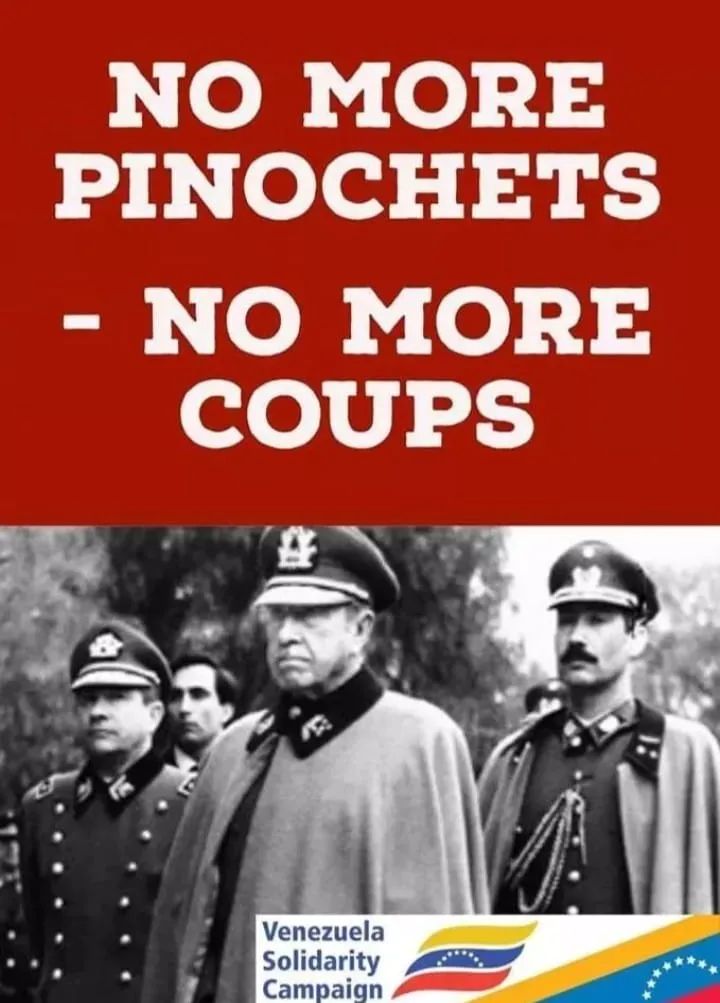 It's a disgrace that some governments have kowtowed to the US's 'regime change' agenda and are backing a coup in Venezuela. Hit RT now if you say #NoCoupInVenezuela: #NoMorePinochets in Latin America!