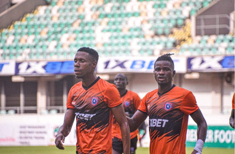 Ubong Friday netted a brace for @AkwaUnited_fc before Said Mubarak netted a stoppage time strike to kept their promise of avoiding the relegation this season alive, after defeating @pillarsfc by 3 goals to nil..

#AKWPIL 
#NPFL24