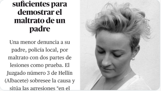 @milaparadas1
#MadresProtectoras d 2 hijas con parte d lesiones presentado a una d las niñas ke se niega a vivir con el padre y la menor con TEA ke necesita estabilidad y estar con su madre. 3 vidas destrozadas x la #ViolenciaInstitucional ke sufren #MareaFucsia
@tolerancia_rne