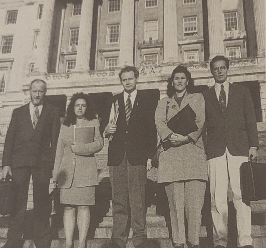 First time in the history of the Six County Statelet, a Sinn Féin delegation was received at Stormont Castle, Belfast on 9th December 1994