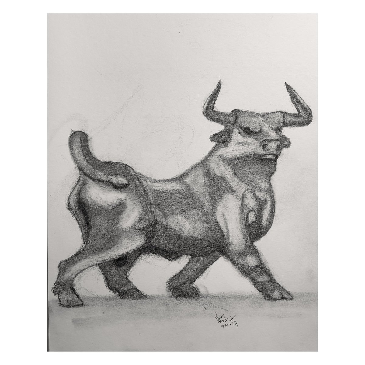 dearMischief's tweet photo. Sketching our shelf bull. https://t.co/yIb6dwaTIw