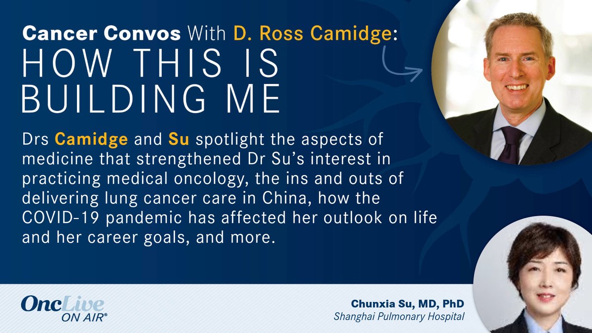 In a previous episode of #OncLiveOnAir, Drs @DRCamidge and Su discuss the aspects of medicine that strengthened Dr Su’s interest in oncology and the details of delivering lung cancer care in China. #oncology #lcsm onclive.com/view/camidge-a…