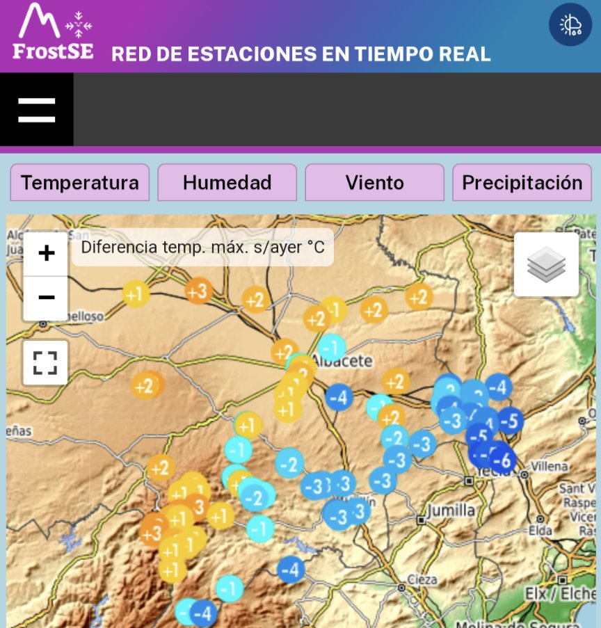 🌡️🔴Temperaturas máximas registradas hoy (28/04/2024) en las estaciones de la #RedSuremet de la provincia de #Albacete + máximas más altas (TOP-10) + variación respecto a ayer. Puedes consultar todos los datos en --> suremet.es #meteoAB