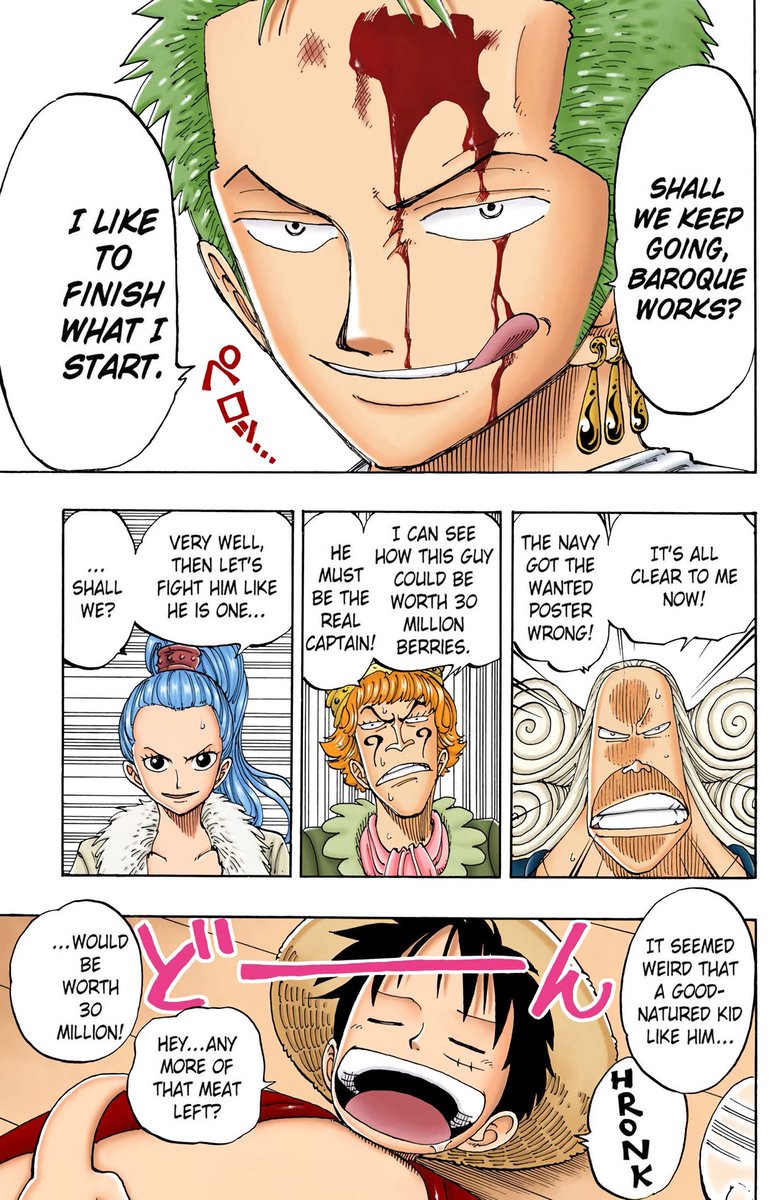 Mjeezy3567345's tweet image. Short thread on zoro either being declared as the number 2 in verse or being assumed to be the captain