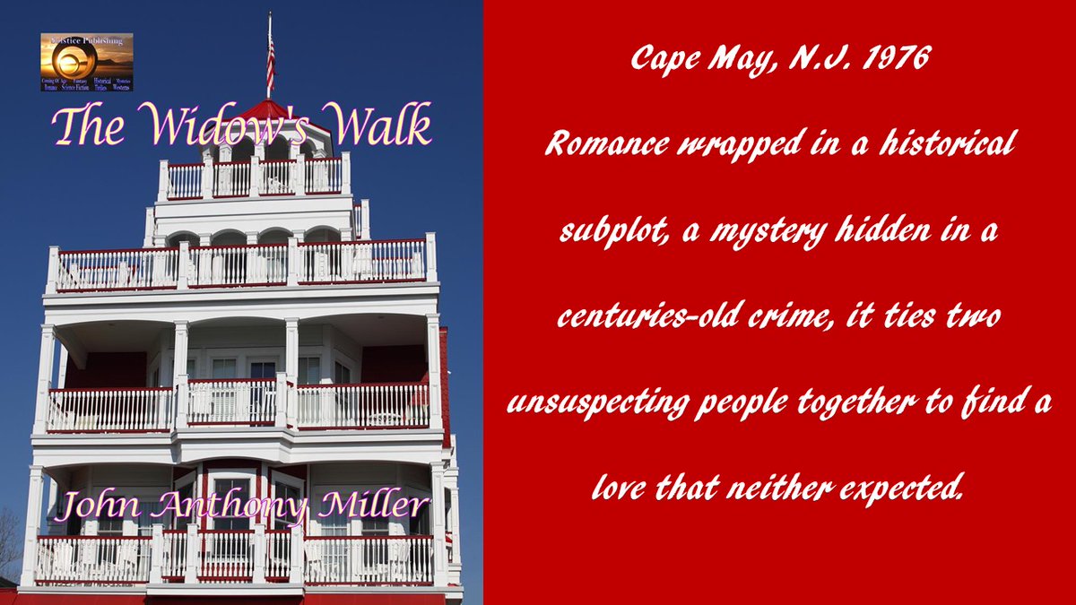 The Widow’s Walk Cape May. N.J., 1976: Mystery, romance, and buried treasure for a divorced NYC editor. #mystery #cozymystery #Romance amazon.com/dp/B09F6Q41CH/ amazon.co.uk/dp/B09F6Q41CH/