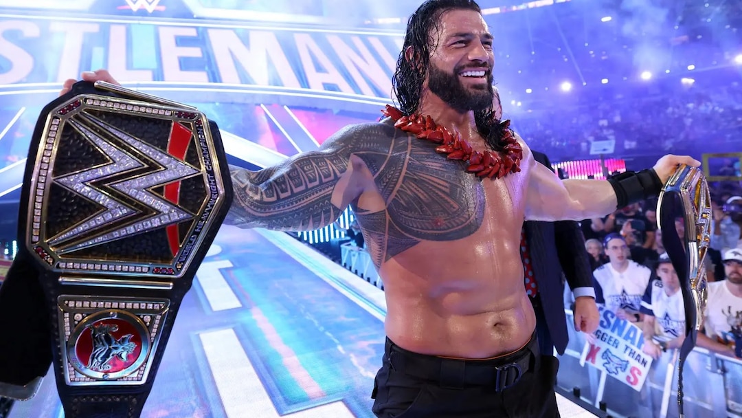 Ending of Every Roman Reigns WrestleMania Main Event Match A Thread 🧵