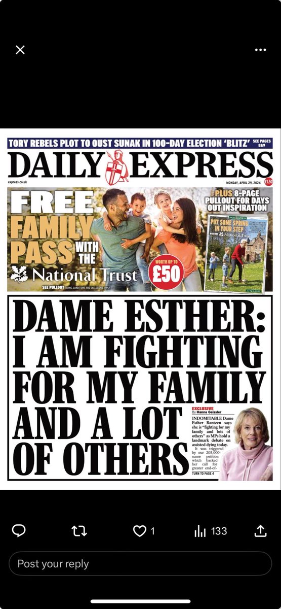 Onwards to Westminster!
#YesToDignity <a href="/dignityindying/">Dignity in Dying</a>