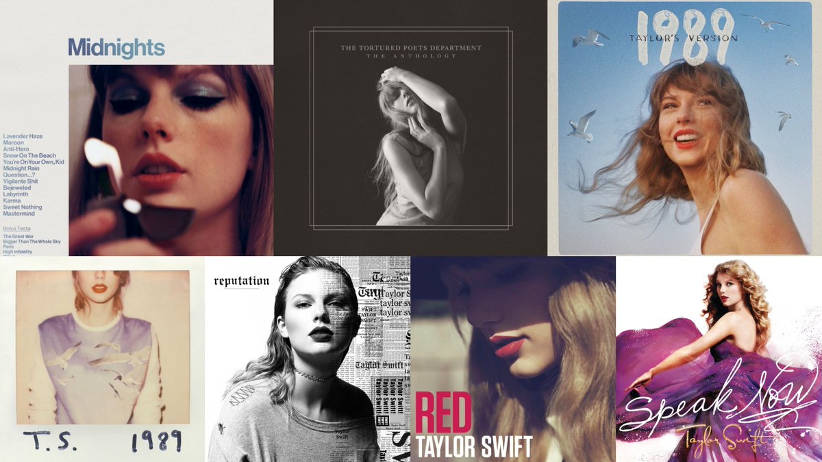 👑| Only 24 albums in HISTORY debuted with 1 million copies in the US — 7 of them are from Taylor Swift.