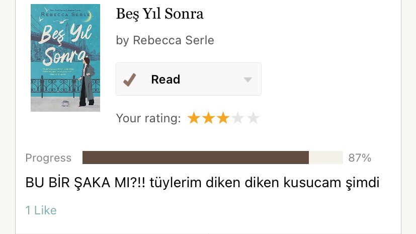 goodreads benden update özelliğini alsa yeri