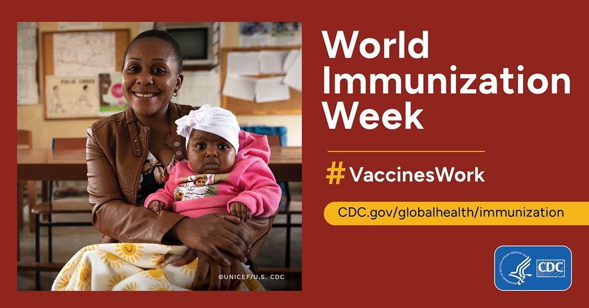 En el 2022, 33 millones de niños se enfrentaron a la creciente amenaza del sarampión debido a la falta de vacunación, lo que provocó trágicas pérdidas. Debemos actuar ahora para garantizar que ningún niño quede desprotegido. Click: bit.ly/3TR962U #WorldInmunizationWeek