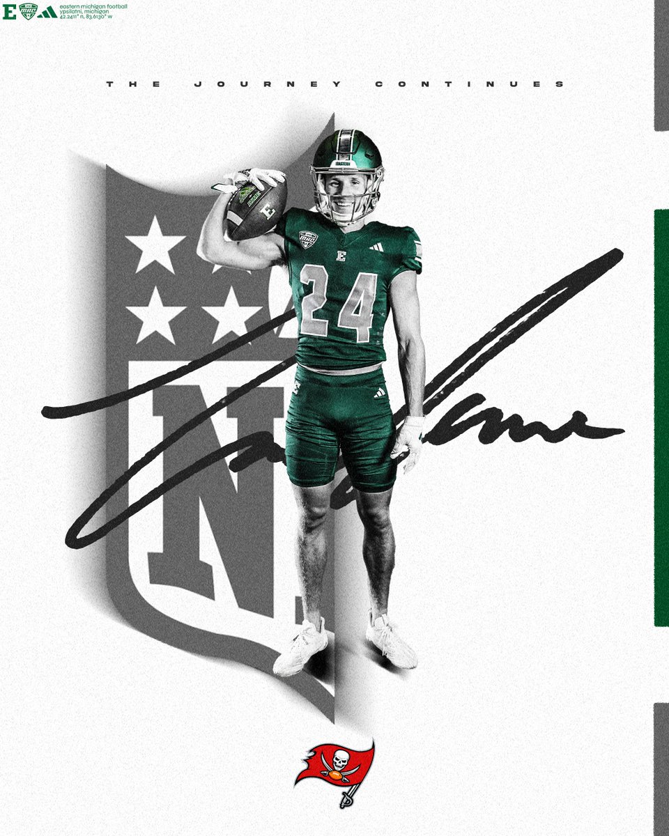 𝓢𝓲𝓰𝓷𝓮𝓭 ✍️ 

YIP ➡️ TPA

Tanner Knue (<a href="/tannerknue/">Tanner Knue</a>) has signed with the <a href="/Buccaneers/">Tampa Bay Buccaneers</a>!

#EMUEagles ⛓️ #ETOUGH ⛓️ #BET