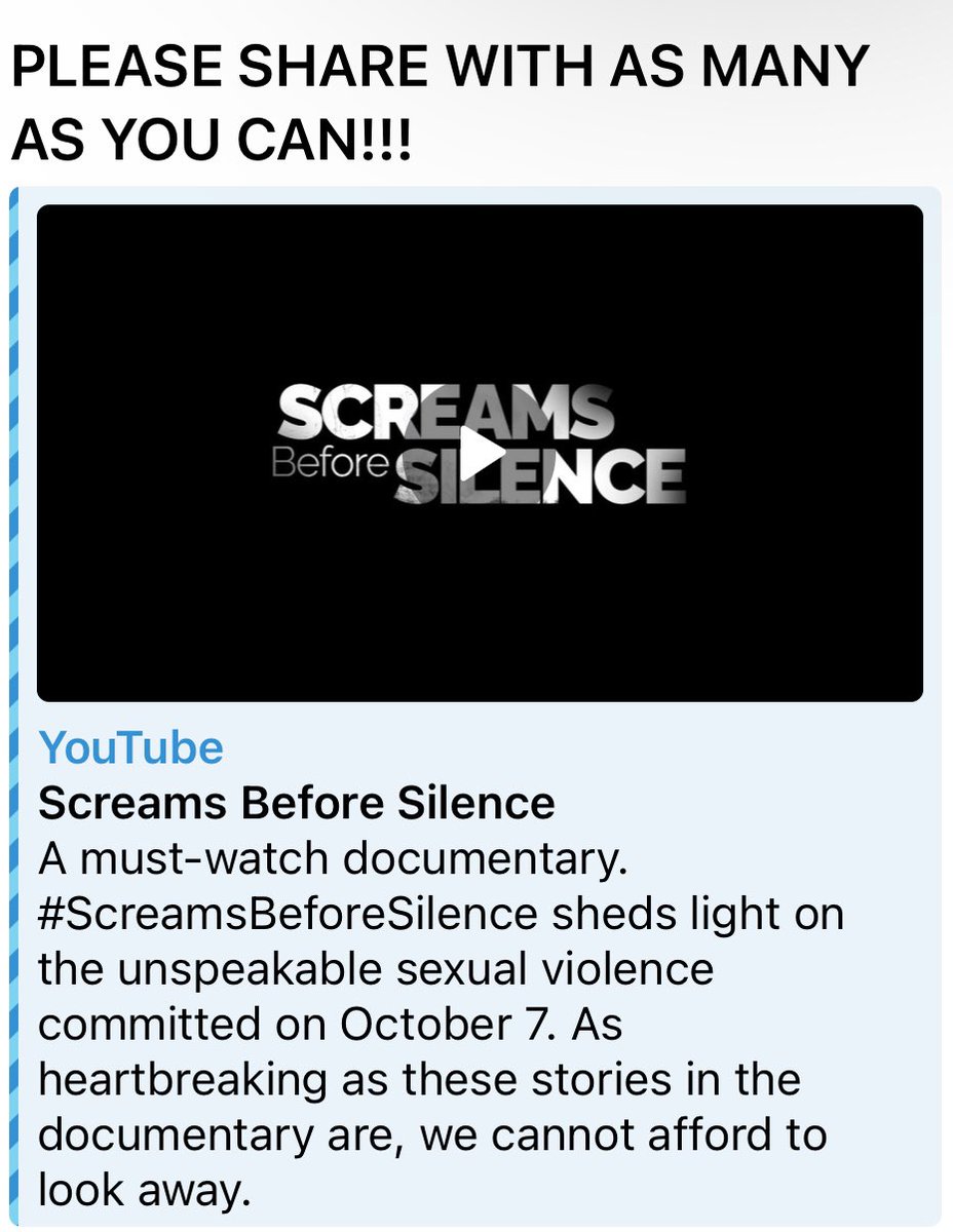 Screams Before Silence youtu.be/zAr9oGSXgak?si… via @YouTube