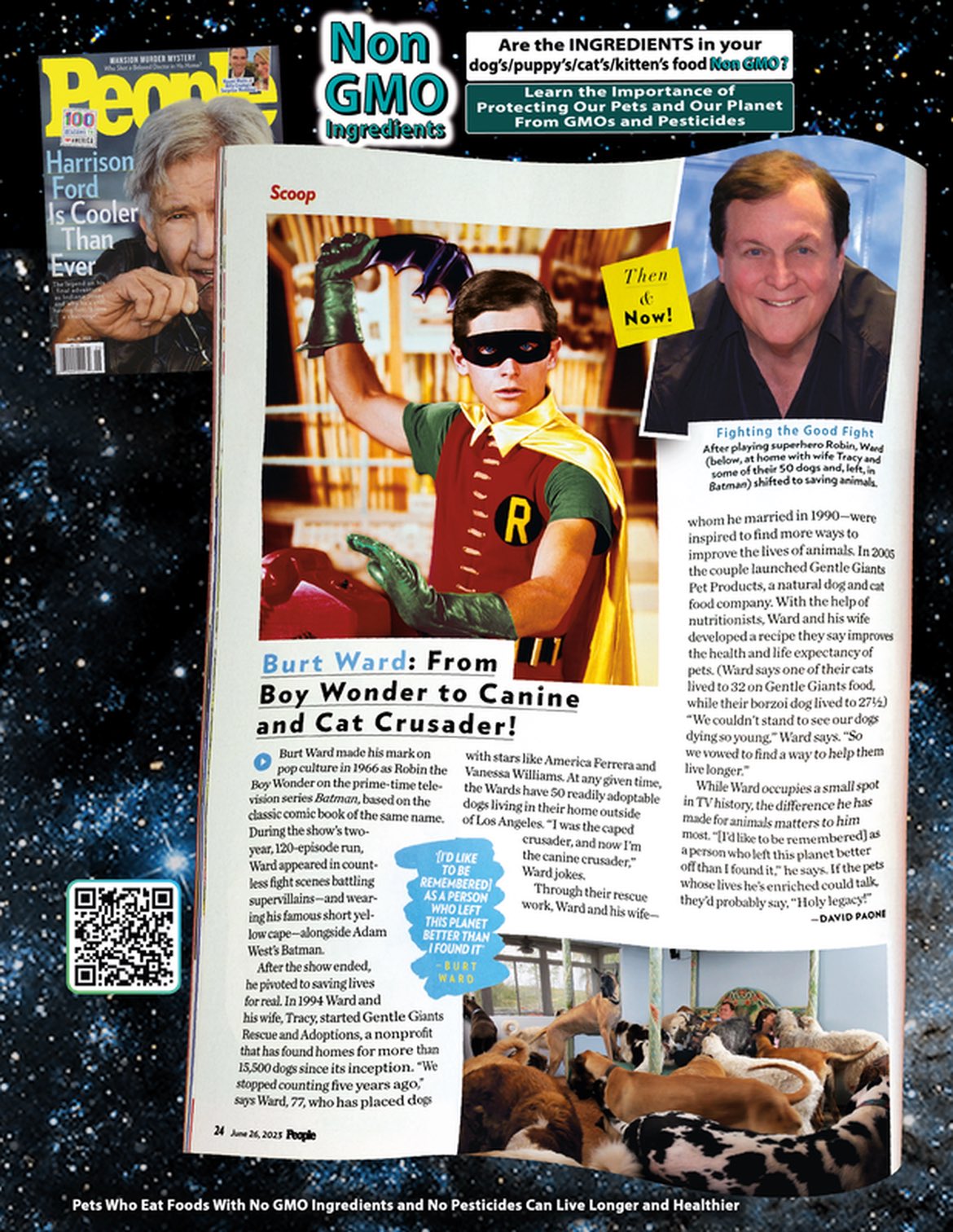 Burt Ward Tracy Ward GentleGiantsRsQ X