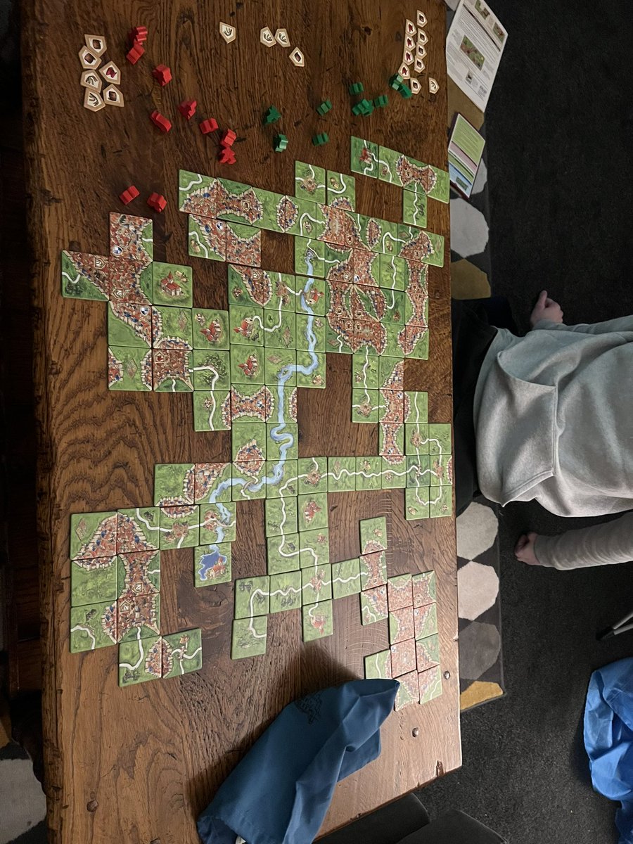 Whoever designed carcassone had a fucking massive table