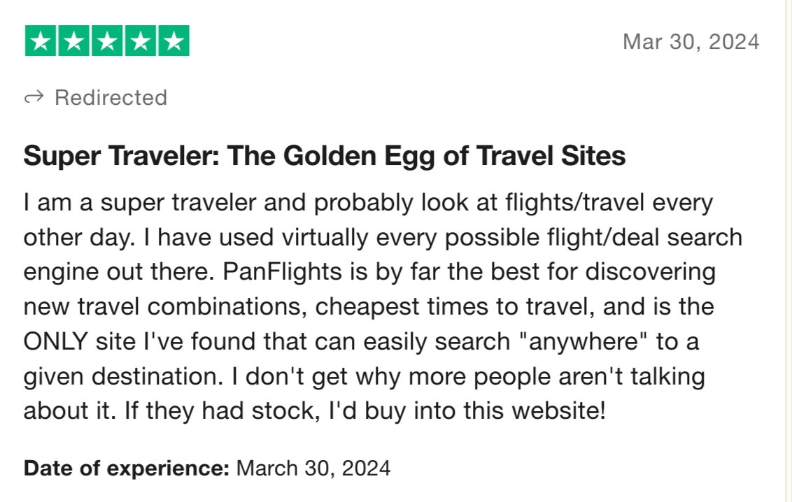 Getting a nice review never hurts.