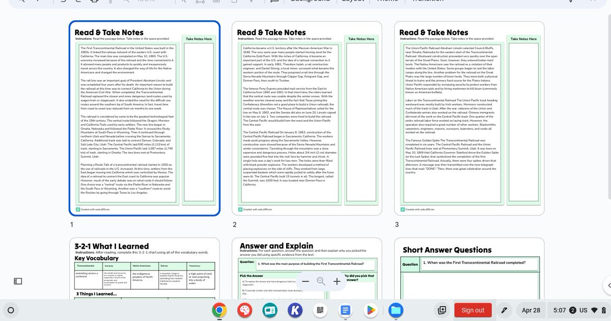 Taking a day off this week - need my Ss to continue DBQ process, so I put the background reading into @Diffit and voila! Sub plans in seconds 🥰