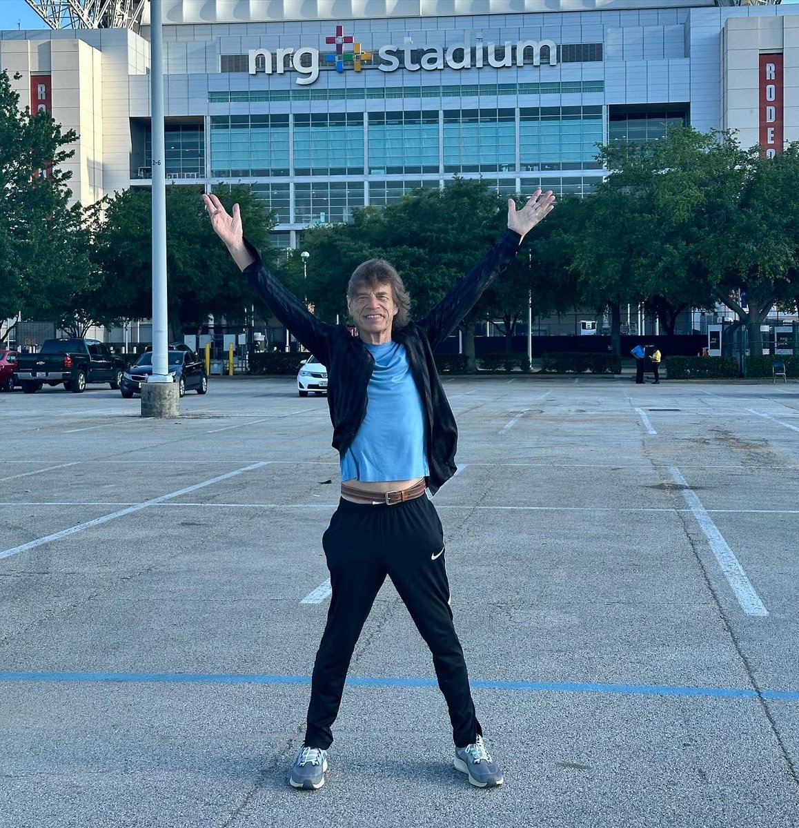 This Is Mick Jagger Of The Rolling Stones, They Are On Tour And Playing a Show At NRG Stadium, Oh And By The Way MICK JAGGER IS 80 Years Old, 80, And Will Be 81 This July