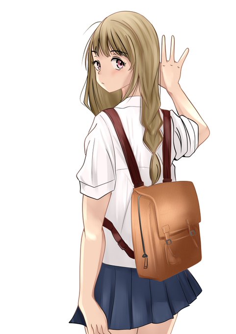 「学生服 手を振る」のTwitter画像/イラスト(新着)