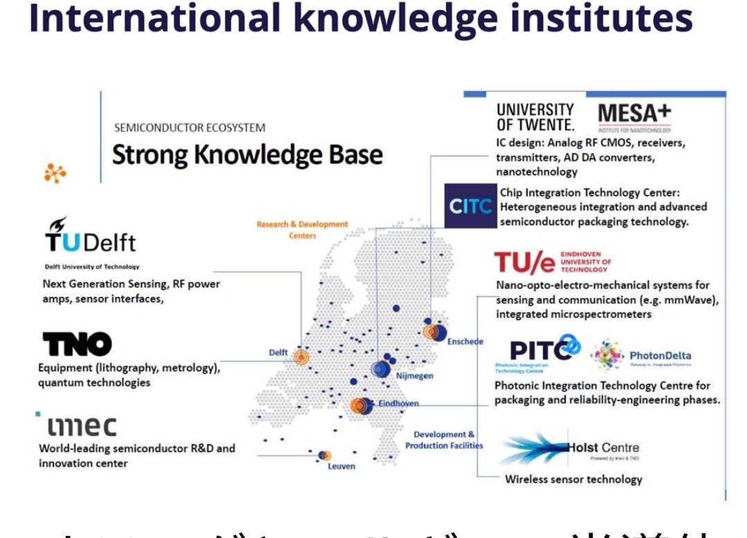 トゥウェンテ大学はimecとも関わりが深く、オランダの半導体クラスター(ハイテクキャンパス)の一角に入り、世界ランキング11位の技術系大学機関。よく論文を目にする。ハイテクキャンパスにはフィリップスを始め、インテル、IBM、ASML、TIなどの大企業からスタートアップまで160社以上が集結🇳🇱