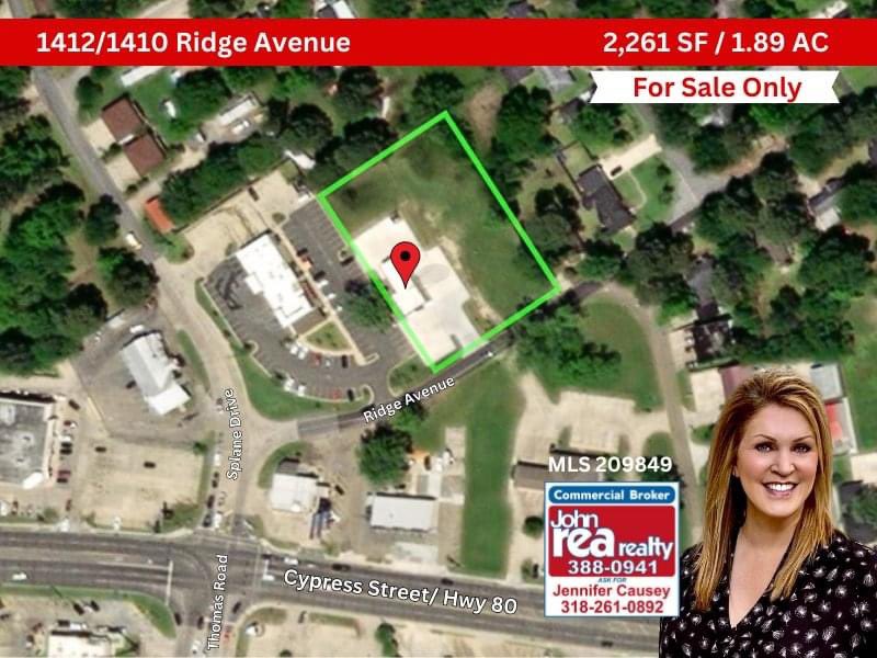 Causey66's tweet photo. NEW LISTING! New Opportunity! Like New Building on 1.89 AC just one block from Cypress St/Thomas Rd. What's Your Vision/Your Need West Monroe? Ready to talk ideas? #callcausey #commercial #office #retail #qsr #land #forsale #multipleuse #ridgeave #westmonroe #johnrearealty https://t.co/Co89FGSwa9