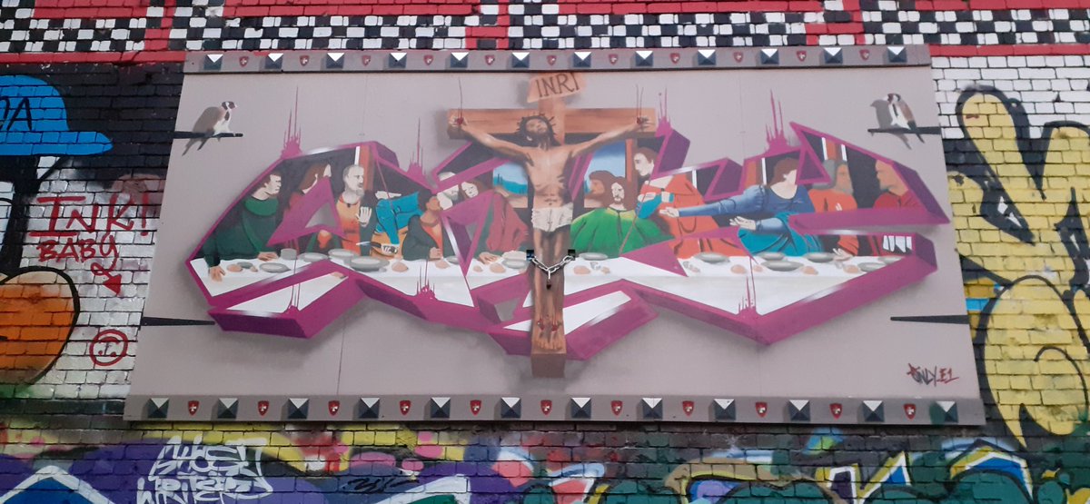 #streetART #lastsupper #streetphotography #religiousart #art #urbanjungle #urbanart #urbanphotography #shoreditch #london #AleX