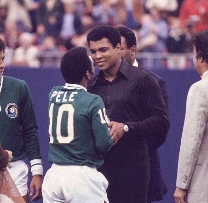 Muhammad Ali meets Pele 🐐