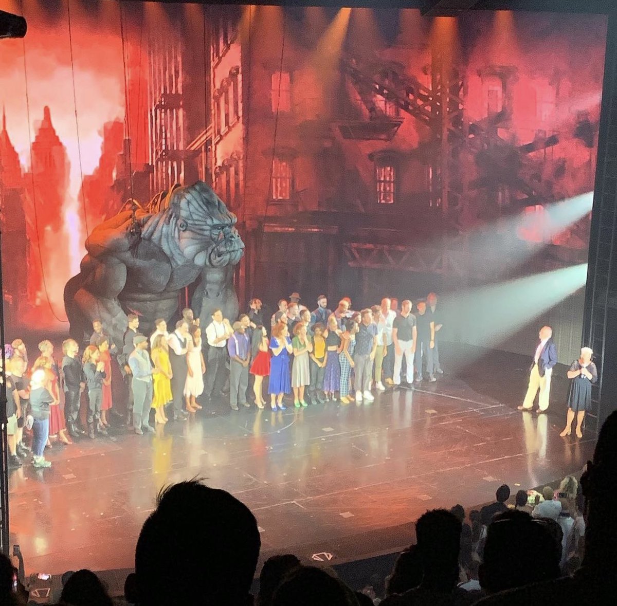 You may have been at the final performance of Kimberly Akimbo.. but I was at the final performance of the misunderstood King Kong.