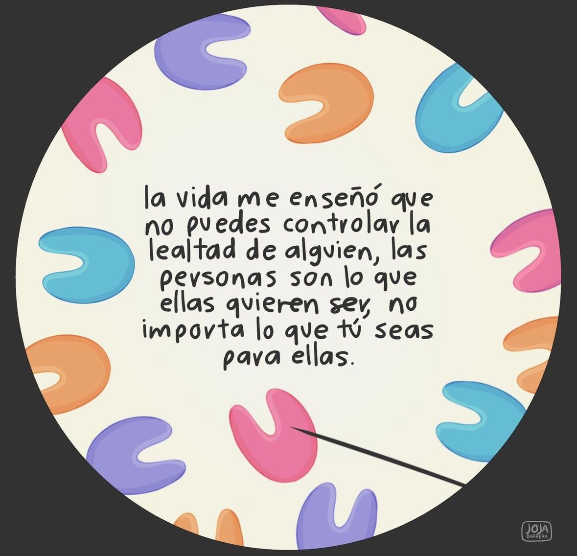 Las personas son lo que ellas quieren ser.
