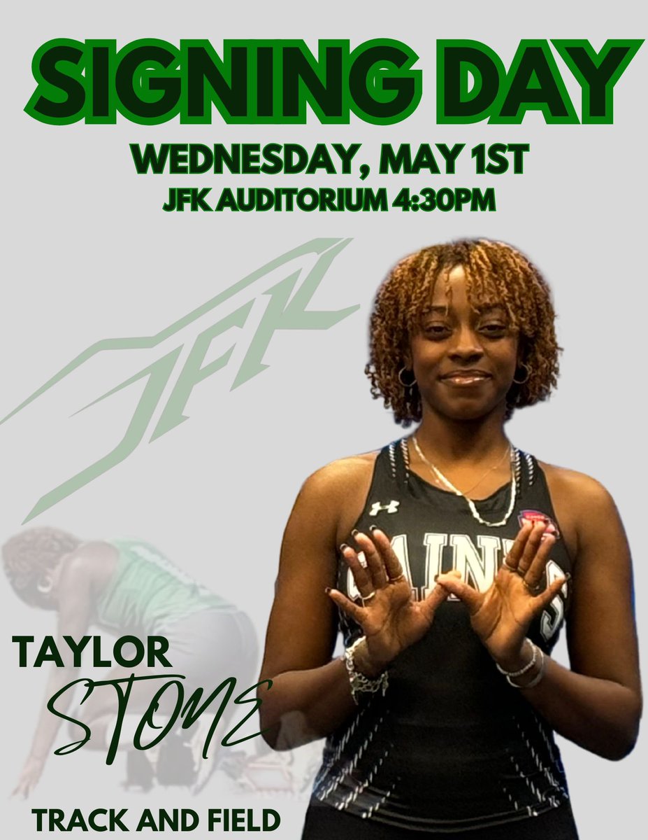 JFK_Athletics1's tweet photo. Please join us to celebrate both Taylor and Luis for this amazing accomplishment on Wednesday, May 1st at 4:30 in the JFK Auditorium! 

GO ROCKETS!
@EISDofSA 
@JFKennedyHighS https://t.co/k9e2BoBt8D