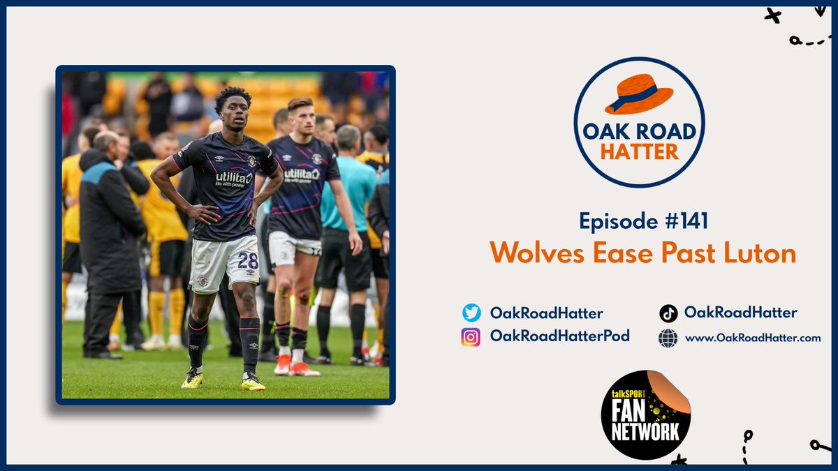 🎙️ Ep. 141 | Wolves Ease Past Luton It's as you were at the bottom as all three teams fail to win… 😢 Another Away Defeat 🧙 Return of Eli 🏃 Race for Survival Watch: youtu.be/7nrrk2Zes-8 Listen: pod.fo/e/2369ac #LTFC | #COYH | #PL