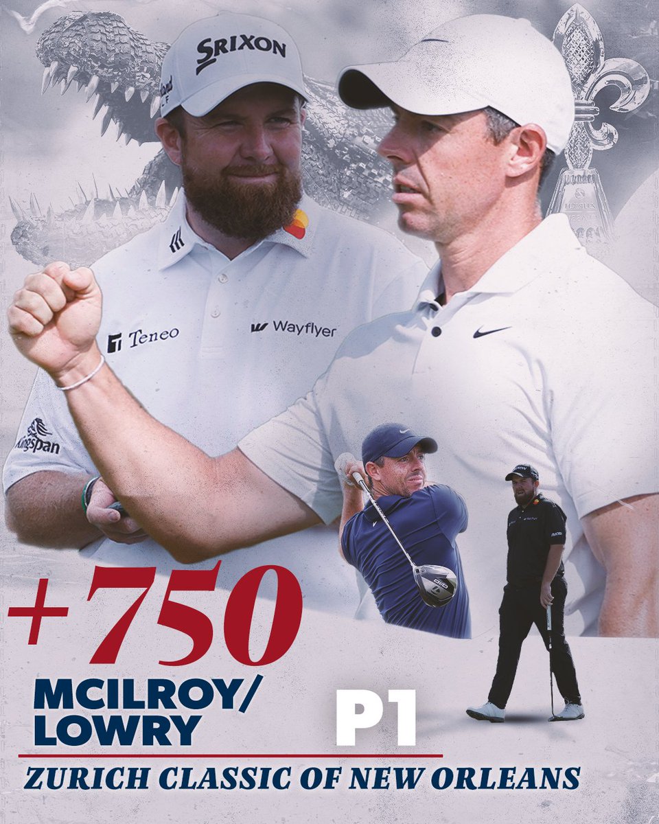 Rory McIlroy and Shane Lowry get the W in New Orleans 🇮🇪🏆