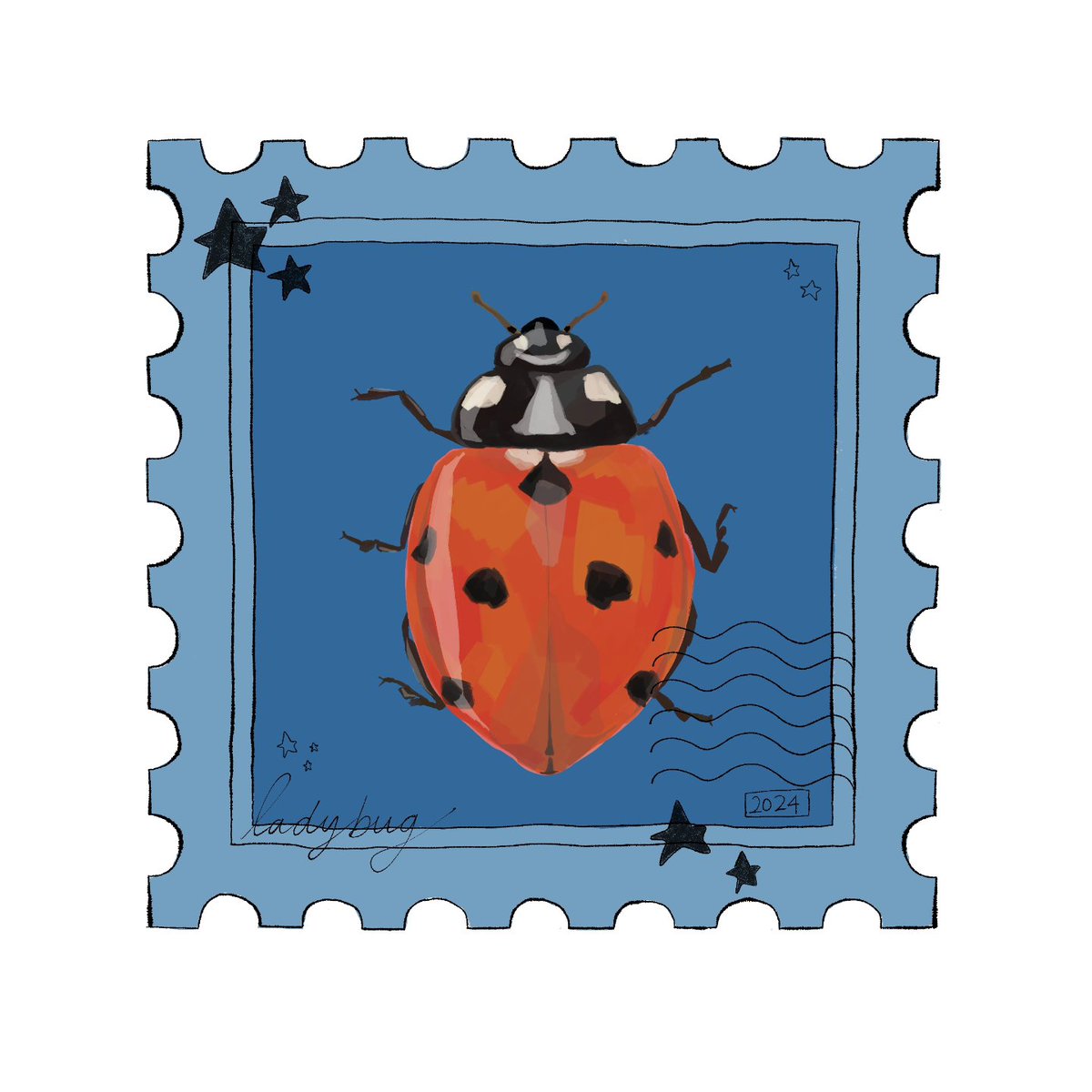 jamwiise's tweet photo. Bug stamps!

#bugs #stamps #stickers #comiccon #illustration https://t.co/7QsHpnDUoE