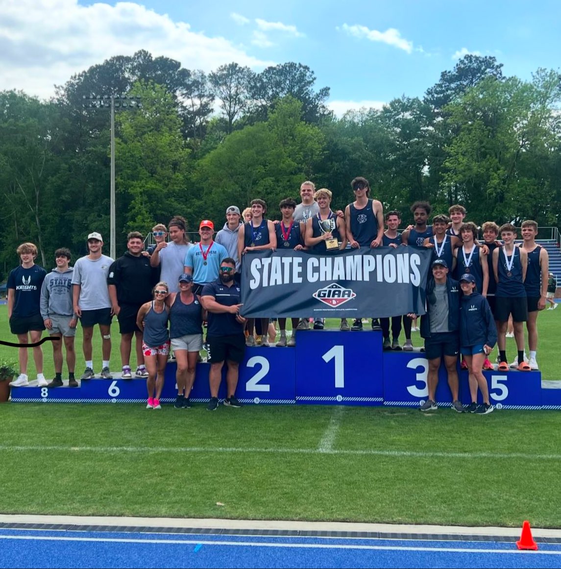 Blessed to finish my senior year with a state championship!! I had an incredible time crushing PRs with my guys this track season! State champs!! God is good!! @coachgoodman53 @CoachADoan @BCAknights @NEGARecruits