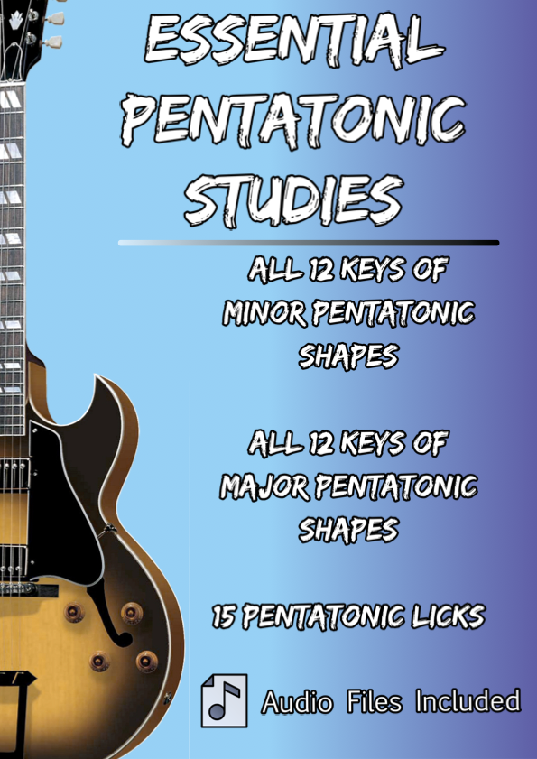My New eBook - Essential Pentatonic Studies book now available. - bit.ly/4bhV0Pt 

#guitarskills #guitartips #musictheory #guitarlesson