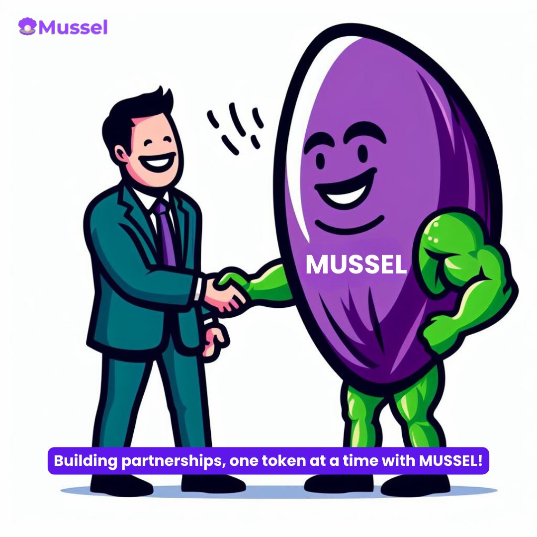 SoMussel's tweet photo. 🤝 Building partnerships, one token at a time with MUSSEL! Join our growing community and collaborate on the future of decentralized finance. Together, we can achieve more! 🌐

#MUSSEL #Solana #CryptoPartnerships
Visit: https://t.co/Qphv7UHEez https://t.co/OCbAwm3yWw