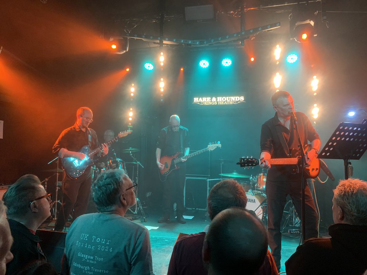 Great night’s entertainment @hareandhounds seeing the @fallcontinuum ably supported by The Courtesy Group.