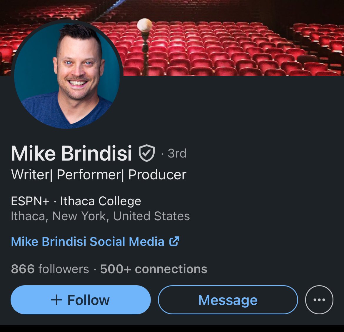 <a href="/espn/">ESPN</a> This is disgusting behavior from @Mike_Brindisi 

Mike thought is was appropriate to say this about Tank Dell after the story of him being shot in a Florida nightclub came out.