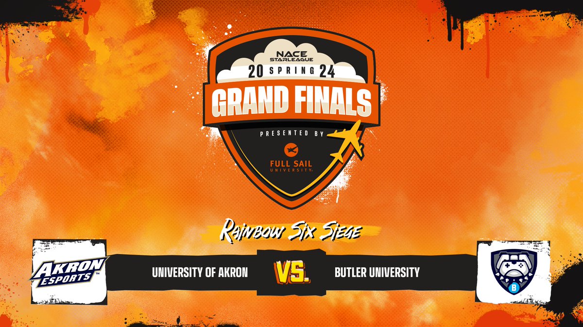 LAST MATCH OF THE NIGHT - 2024 Spring NACE Starleague Rainbow Six Siege Varsity Grand Finals! @ZipsEsports v @ButlerEsports Watch it LIVE at twitch.tv/nacestarleague 📺 #NSLGrandFinals #college #esports